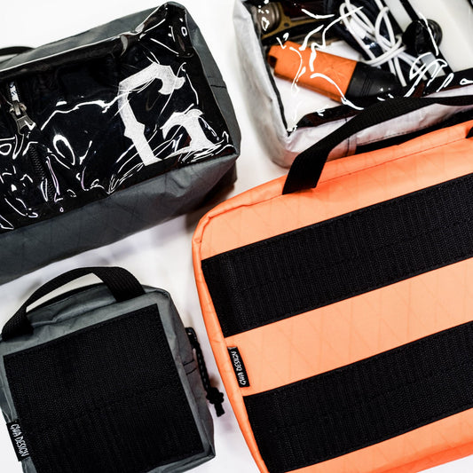 8/29 Drop: GWA Go Pouches in X-Pac and Dyneema, G Patches Dyneema